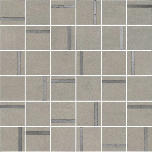 Керамогранит Kerama Marazzi Гварди 2 Декор мозаичный матовый светло-серый SG640120/MM 30x30 см