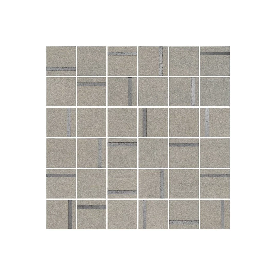Керамогранит Kerama Marazzi Гварди 2 Декор мозаичный матовый светло-серый SG640120/MM 30x30 см