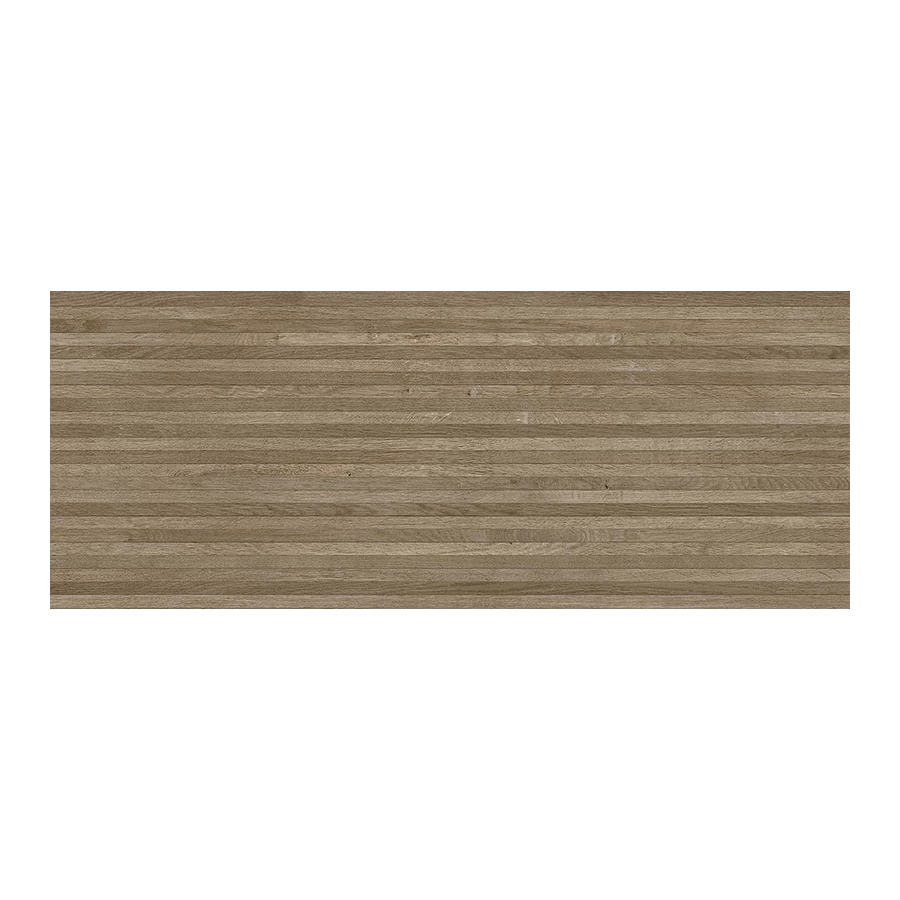 Плитка настенная Porcelanosa Gent Line 3D Roble матовая коричневая 100337297 150х59,6 см