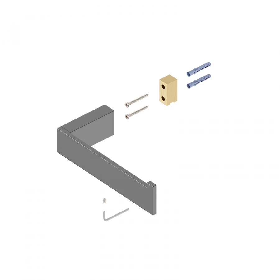 Держатель Timo Petruma для туалетной бумаги черное золото 15241/18