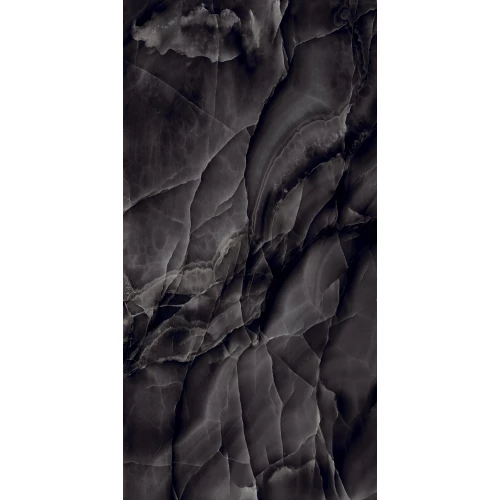 Керамогранит Arcadia Ceramica Onyx Black High Gloss чёрный HG2009-A 120х60 см