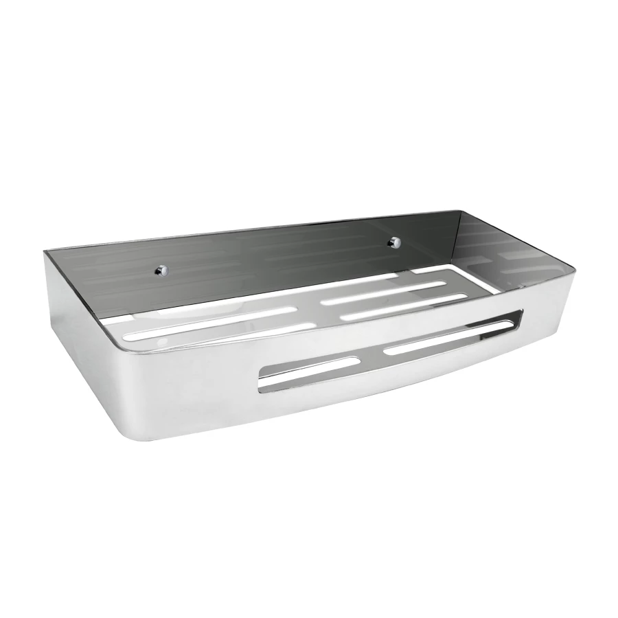 Полка Azario прямоугольная одноэтажная хром AZ-170