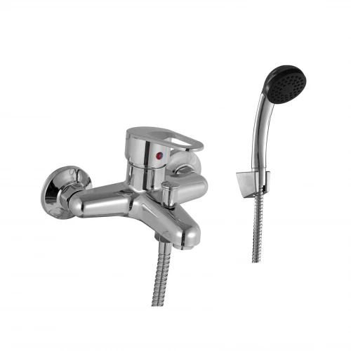 Смеситель PLStart для ванны и душа хром PL3206