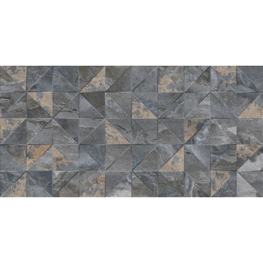 Плитка настенная Eurotile Ceramica Kota Decor матовая серая 7930138703678 60х30 см