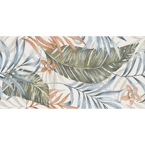 Керамогранит Rondine Ludo Multicolore Dec Ret матовый многоцветный J90420 120х60 см