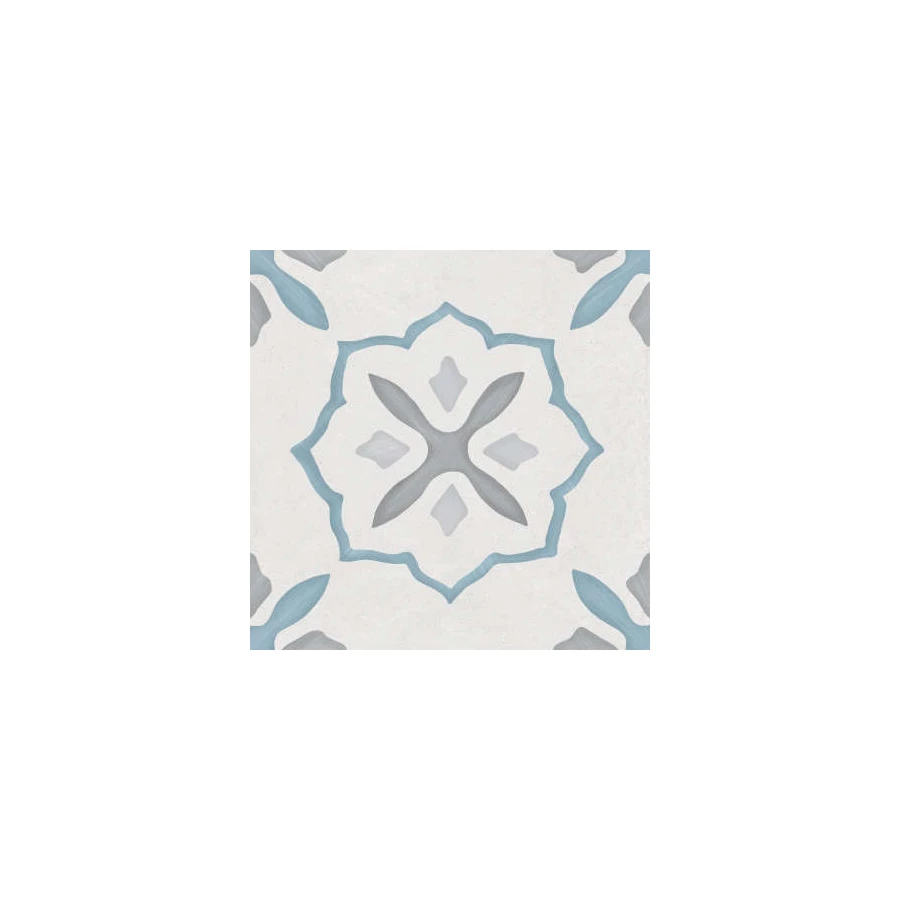 Керамогранит Harmony Peronda Sirocco Blue Cross серо-зелёный 3386036154 22,3х22,3 см