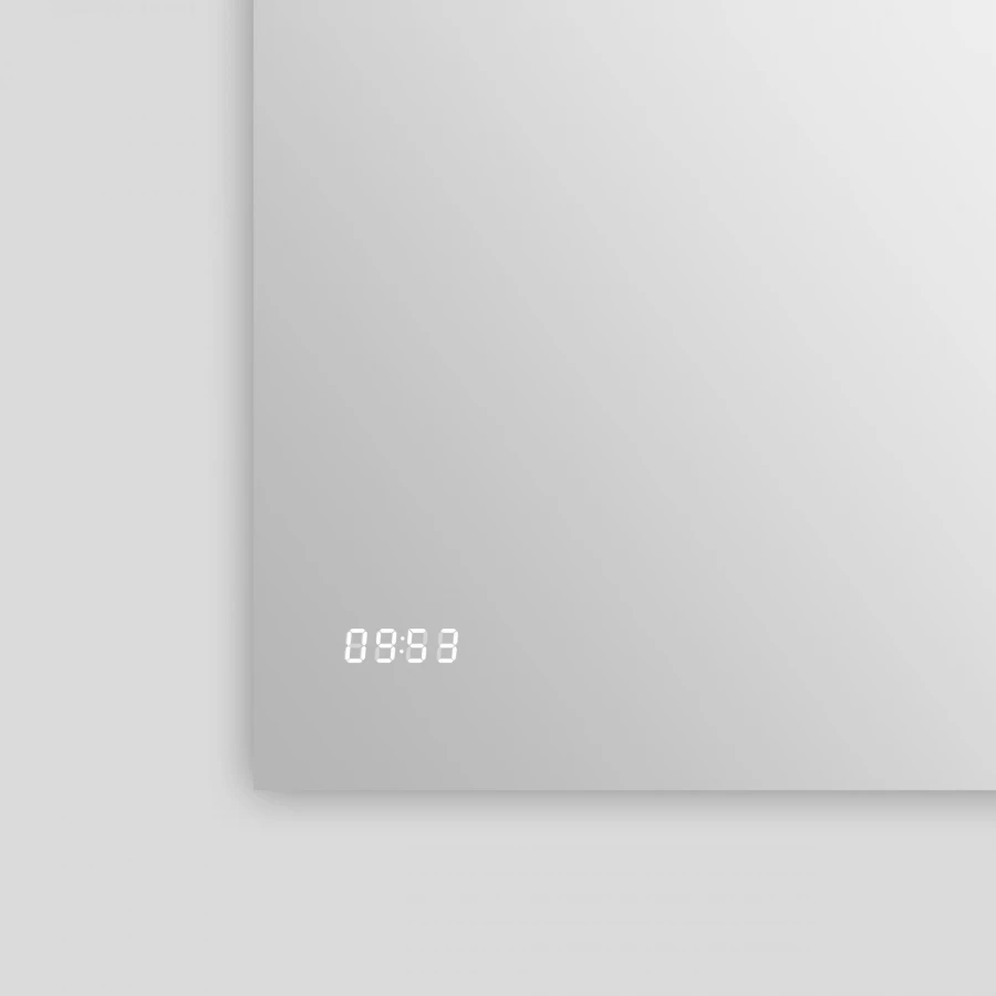 Зеркало Azario Alma сенсорный выключатель с функцией диммера увеличительное зеркало часы AZ-Z-033CS 100х70 см