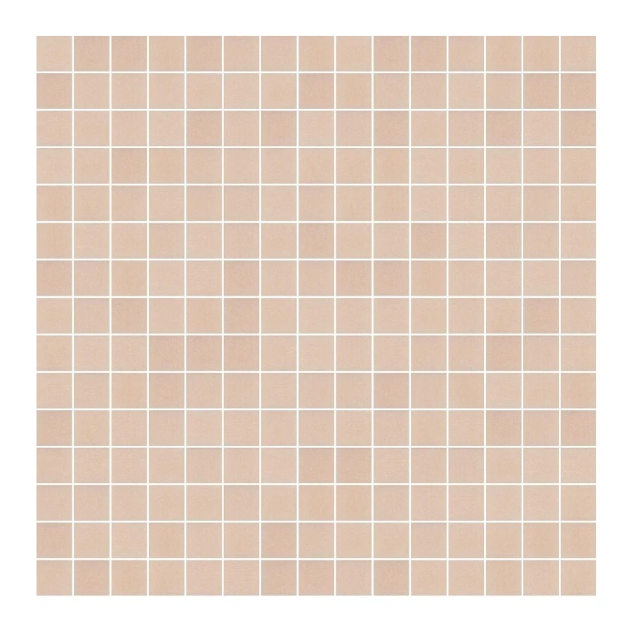 Мозаика стеклянная Trend Vitreo 165 на бумаге 2x2 глянцевая бежевая 165*-papper 31,6х31,6 см