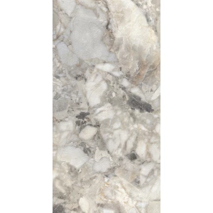 Керамогранит Creanza Aragonite White Shape+Glue Art 3D-глазурь матовый серый SH1001-G 120х60 см