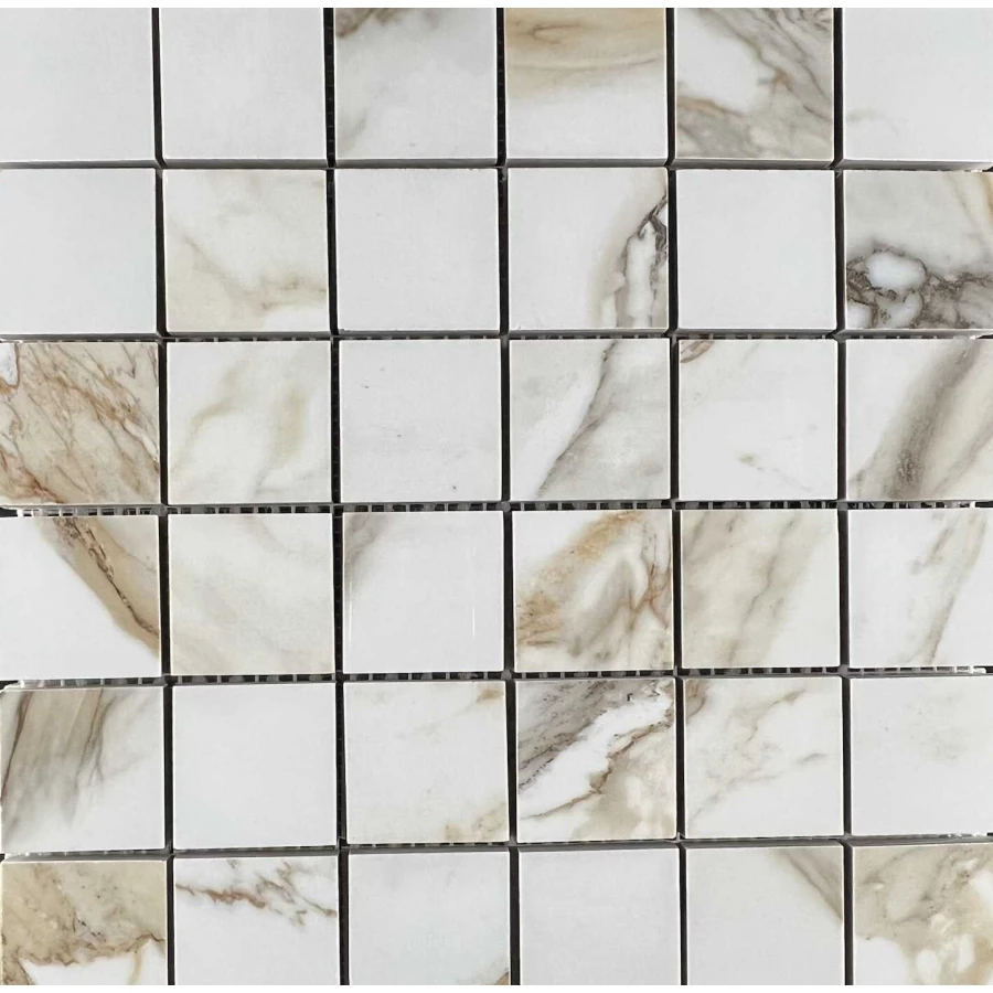 Мозаика Velsaa Calacatta Gold Mos. Paonazzo бежевый 30*30 см