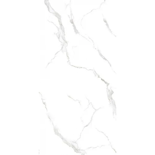 Керамогранит Planet Ceramics UKSL 705 глянцевый с золотом белый 120х60 см