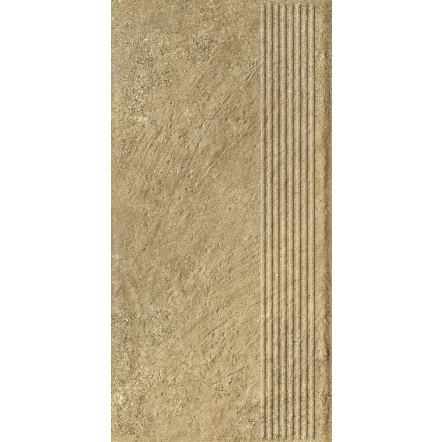 Ступень Paradyz Eremite Beige Stopnica Prosta Struktura Mat B1a матовая бежевая 60х30 см