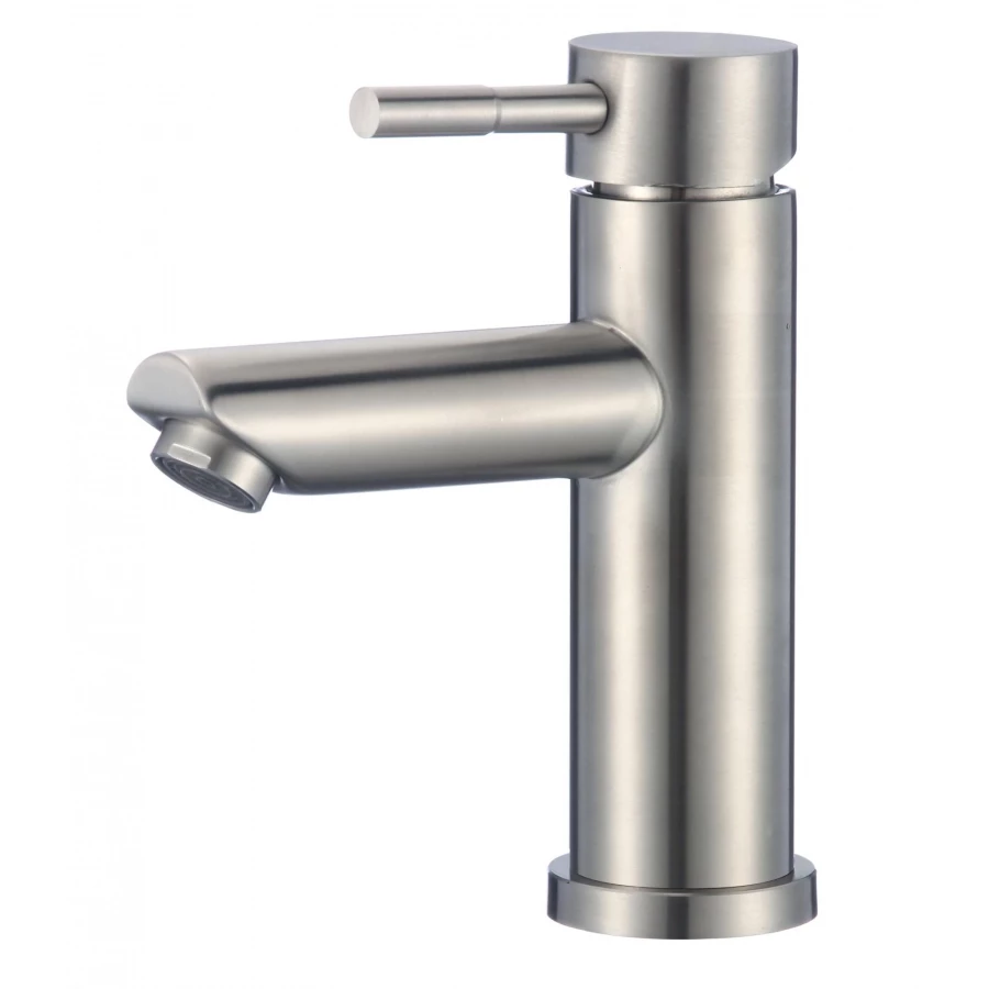 Смеситель для умывальника из нержавеющей стали Savol S-SUS1002 сатин