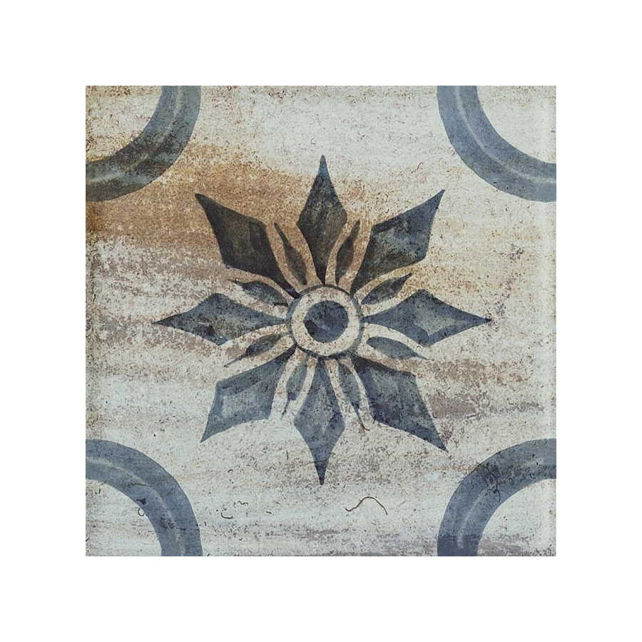 Плитка настенная Kerama Marazzi Довиль 1 Декор глянцевый серый VT\A226\1146 9,8x9,8 см