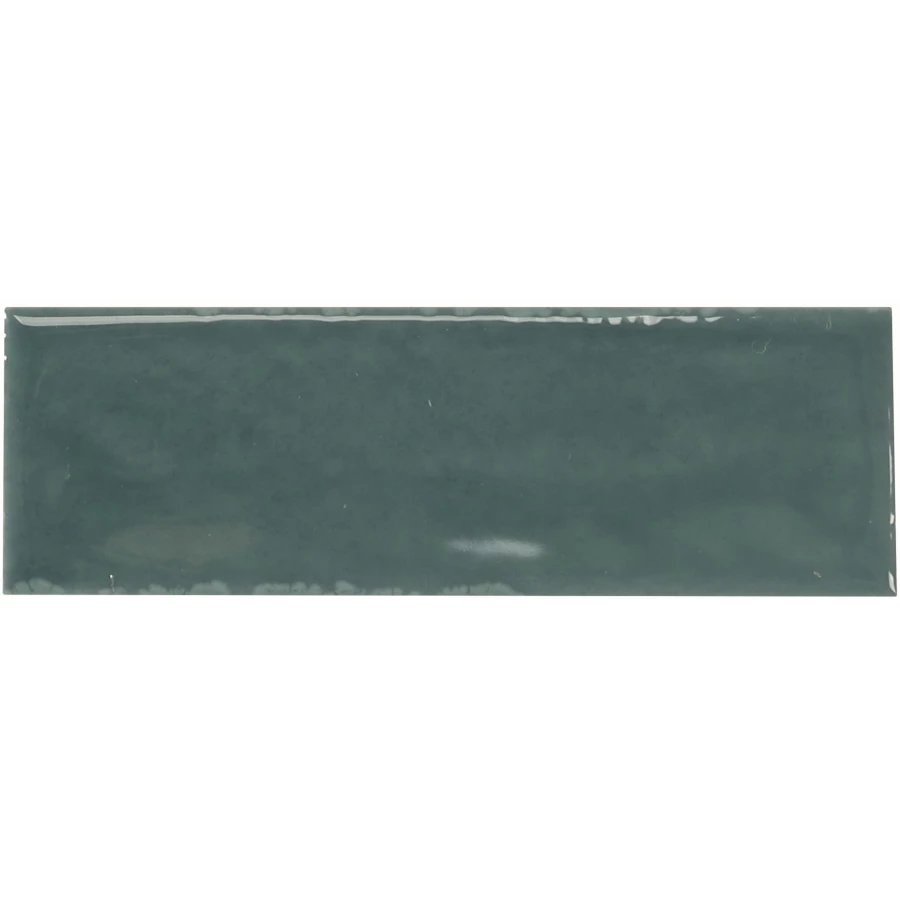 Керамогранит Monopole Artisan Turquoise 002590 глянцевый бирюзовый 15x5 см