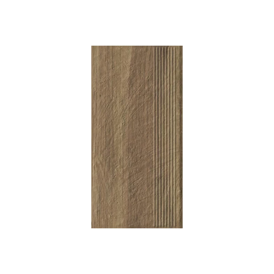 Ступень Ceramika Paradyz Carrizo Wood Stopnica Prosta Struktura Mat 60х30 см