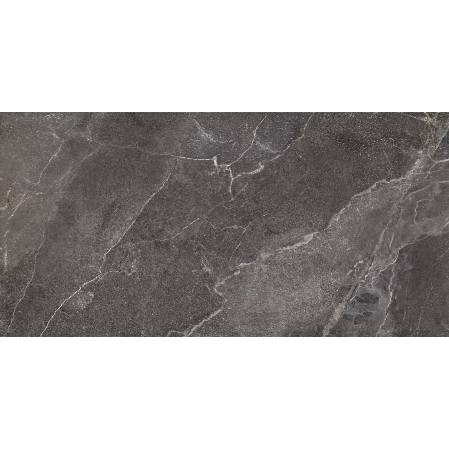 Керамогранит New Trend Karakum Dark лаппатированный карвинг чёрный D120258L 120х60 см