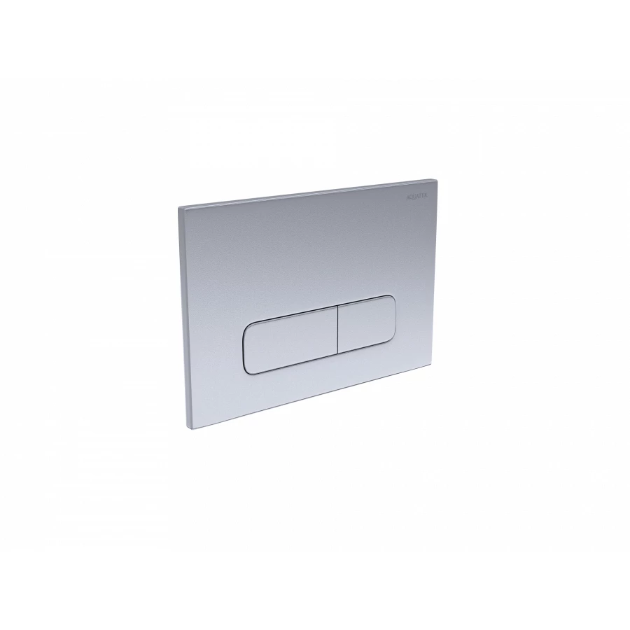 Панель смыва Aquatek 002C Хром матовая клавиши прямоугольные KDI-0000014