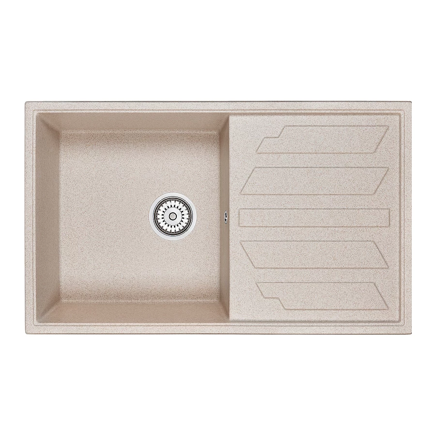 Кухонная мойка Granula 8601, ПИРИТ 86х50 см