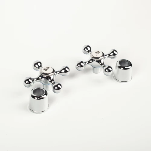 Маховик Iddis для смесителя крест хром комплект 2 шт 991KR201SM 8х20 см