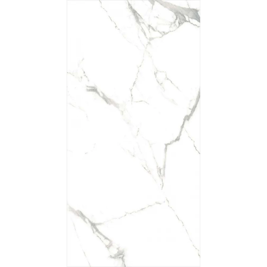 Керамогранит Global Tile Livorno_GT Белый полированный Slim GT120608003PR 120х60 см