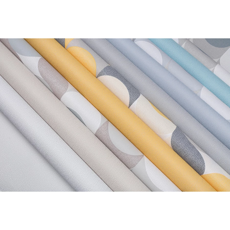 Обои флизелиновые Palitra Home Confetti HomeColor серые HC31185-47 1,06х10,05 м