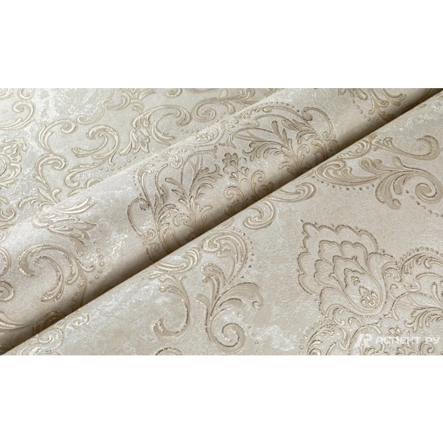Обои флизелиновые Аспект Эмилия Бежевый 70556-22 1,06х10,05 м