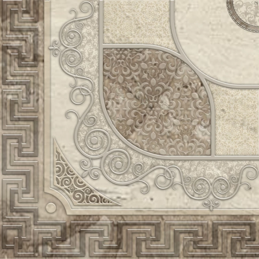 Плитка напольная Baldocer Dreire Esquina глянцевая бежевая 44,7х44,7 см