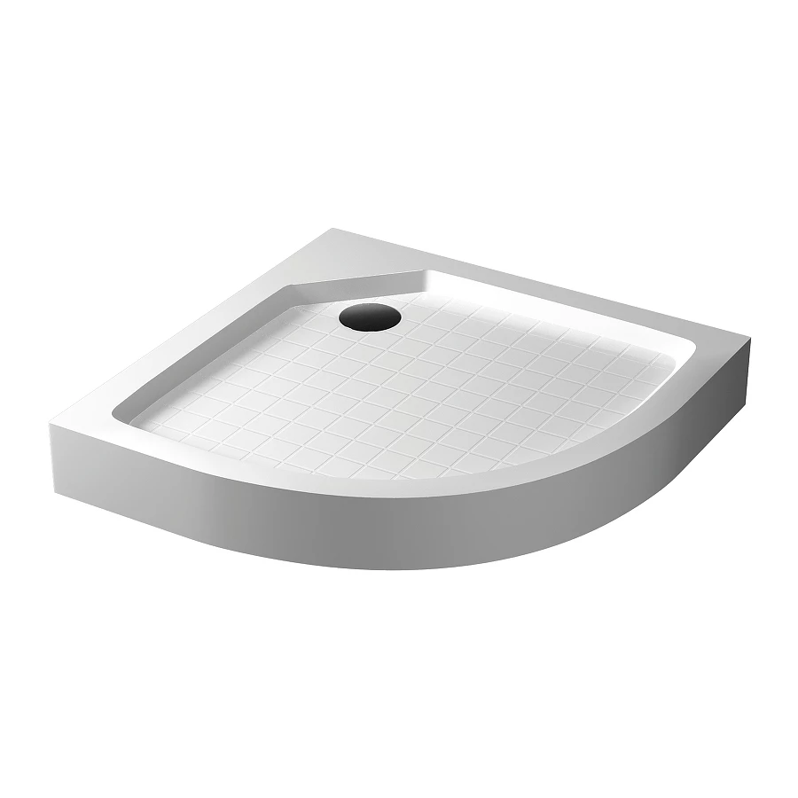 Душевой поддон полукруглый RGW SMC/R W Белый 57350499-01 900x900 мм