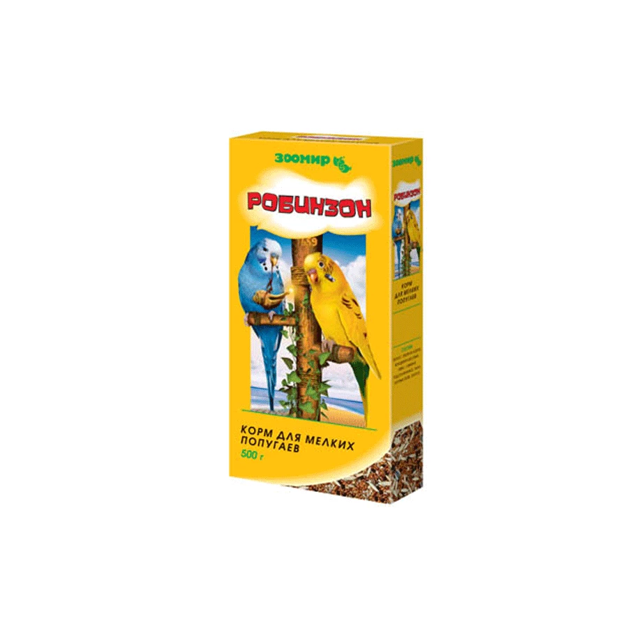 Корм для мелких попугаев Зоомир Робинзон 500 г