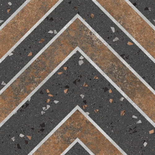 Керамогранит Gresant Artstone Infinia Collection Arc Orsa Cobalt Matt матовый коричневый 40х40 см