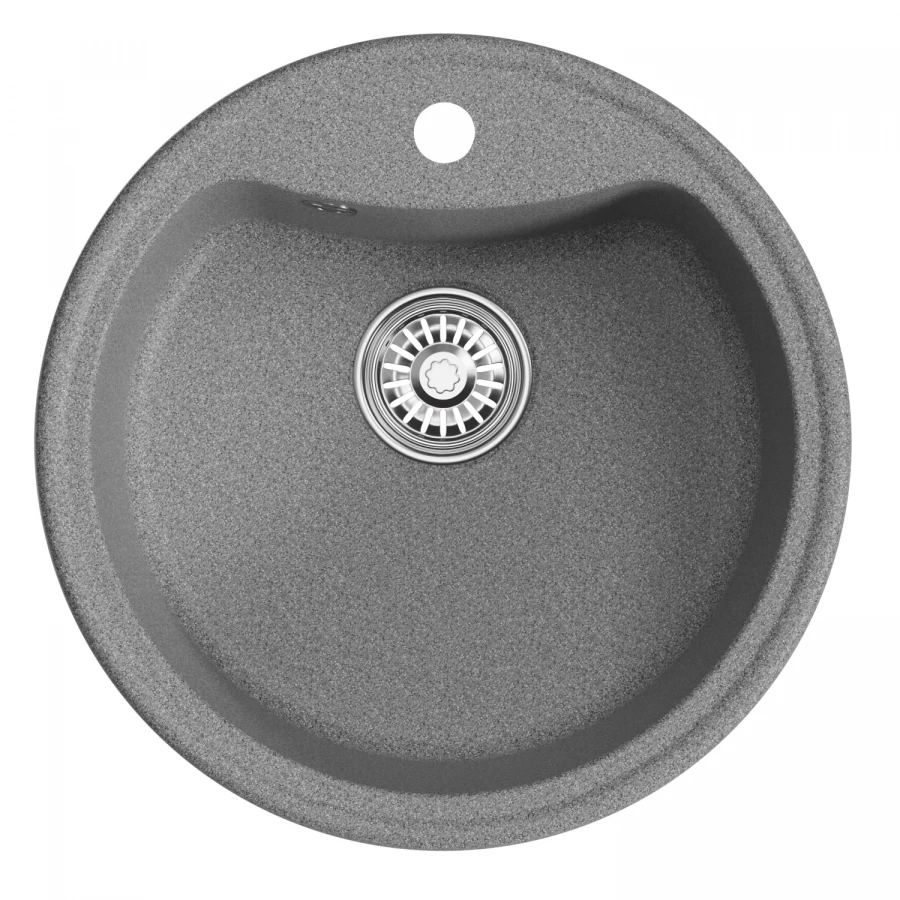Мойкa MixLine круглая темно-серая ML-GM09 551798 d51 см