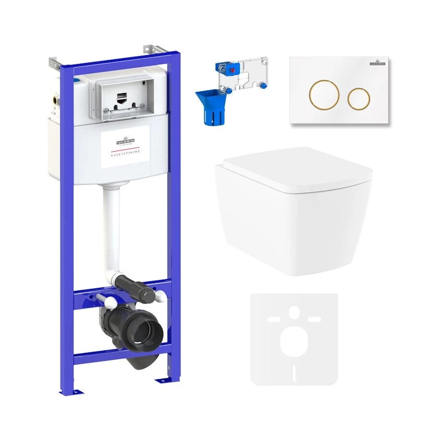 Унитаз Lavinia Boho Relfix Aveo Rimless 75110268 (комплект 7 в 1)