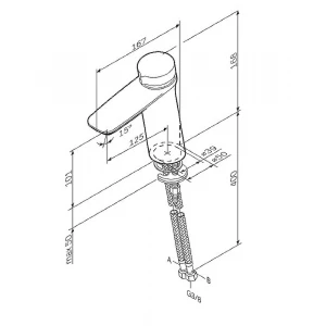 Смеситель для раковины Am Pm Inspire V2.0 TouchReel F50A02500