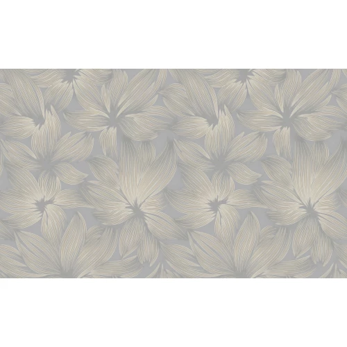 Обои флизелиновые Grandeco Gloria Theia серые R158103 1,06х10,05 м