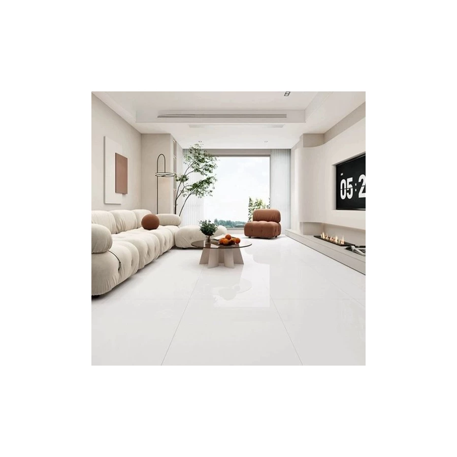 Керамогранит Bonaparte Studio white polish белый 120х60 см