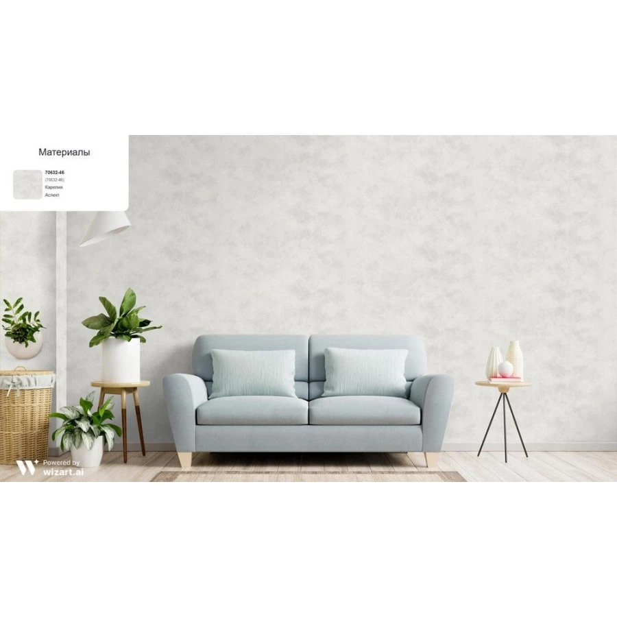 Обои флизелиновые Аспект Карелия серые 70632-46 1,06х10,05 м