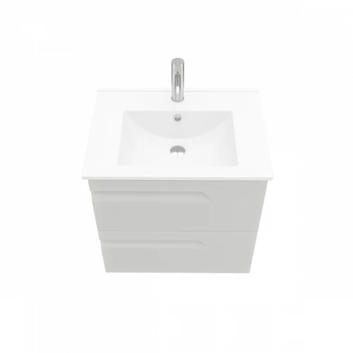 Тумба подвесная Laparet Atlas 60 под умывальник Creavit Su 60 кашемир матовый LA-WCAB-60-125