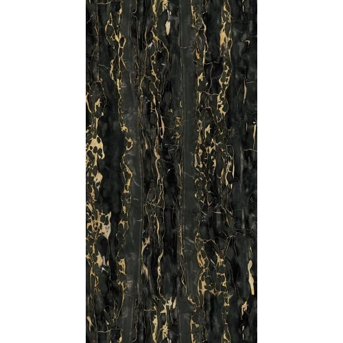Керамогранит Decovita Nero Portoro Full Lappato глянцевый черный 300030400 120х60 см