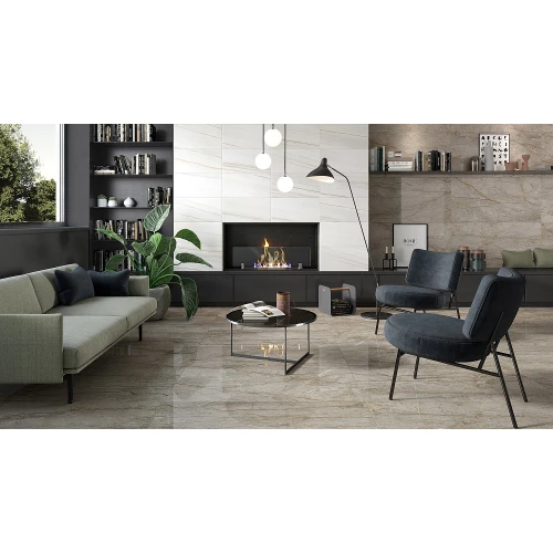 Керамогранит Rondine Canova Oxford Grey Lap Ret серо-коричневый J88875 120x60 см