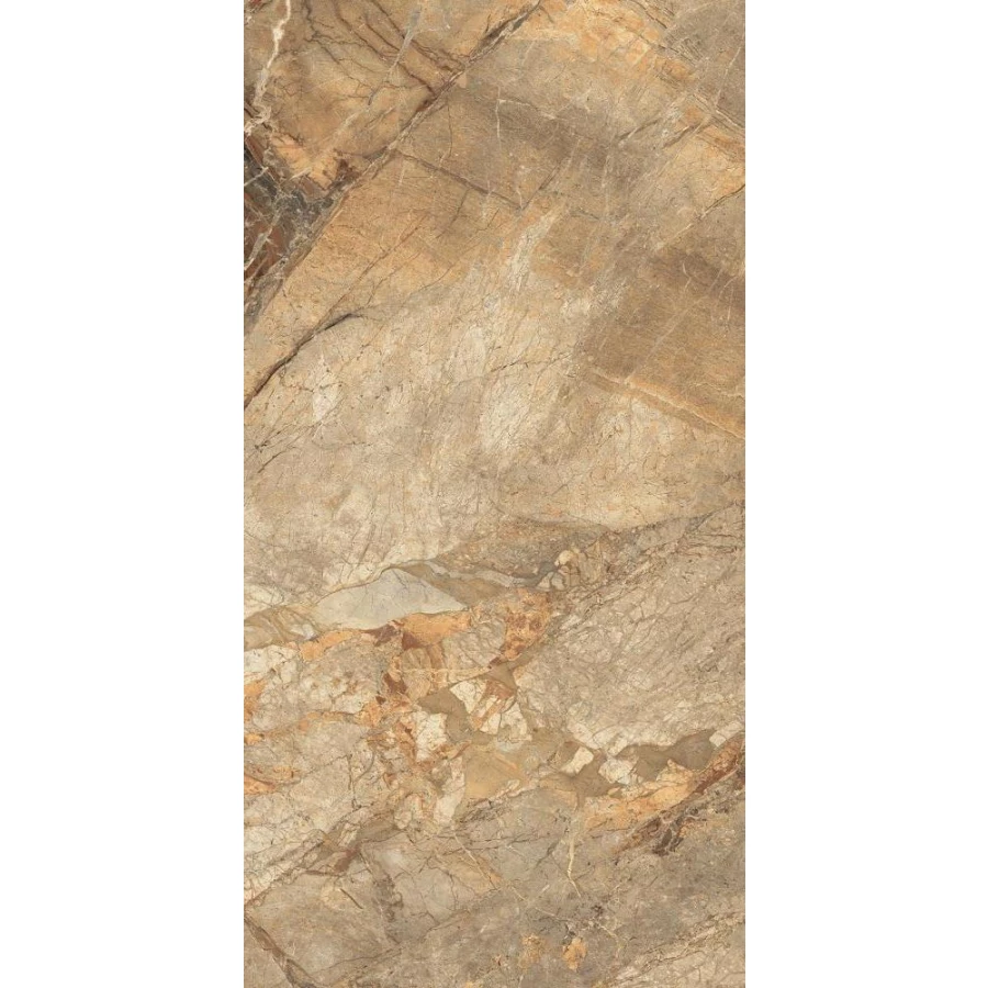 Керамогранит Seron Breccia Sandy B Glossy глянцевый бежевый SN70722 160х80 см