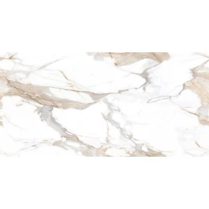 Керамогранит Ceradim Calacatta Fairy Gold бежевый Полированный 120х60 см