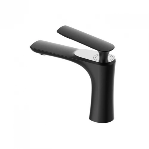 Смеситель для умывальника Bravat F1390424BW-RUS черный