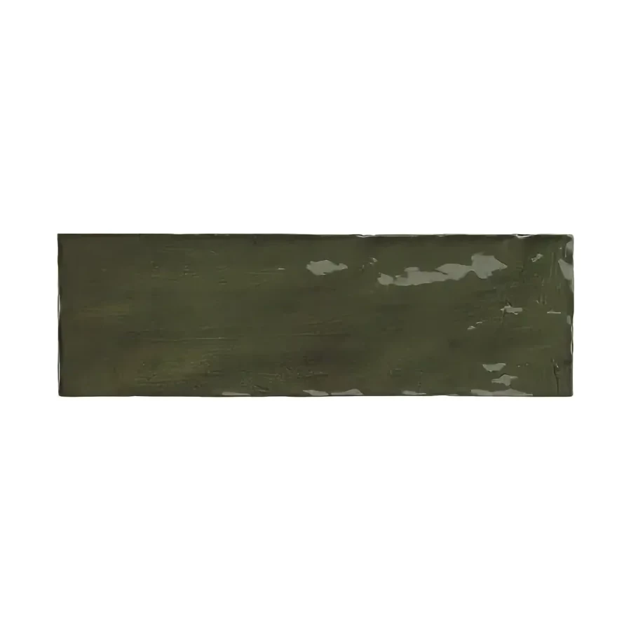 Плитка настенная Equipe La Riviera Botanical Green глянцевая зеленая 25847 20х6,5 см