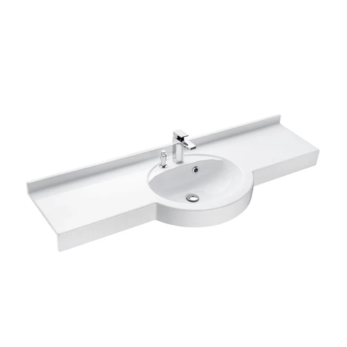 Раковина Aquaton Отель 5/150 белая с навесами 1A70133NOT010