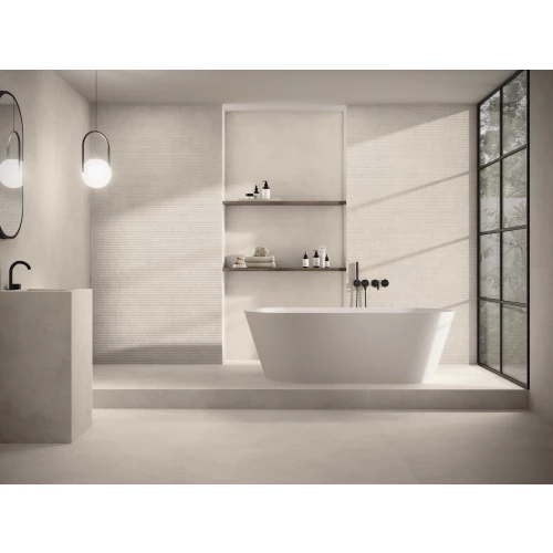 Плитка настенная Ape Ceramica Verse Bach White Rect матовая белая A044648 120x40 см