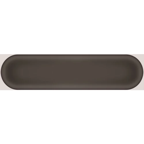 Плитка настенная Cifre Oval Anthracite Brillo глянцевая серая 30х7,5 см