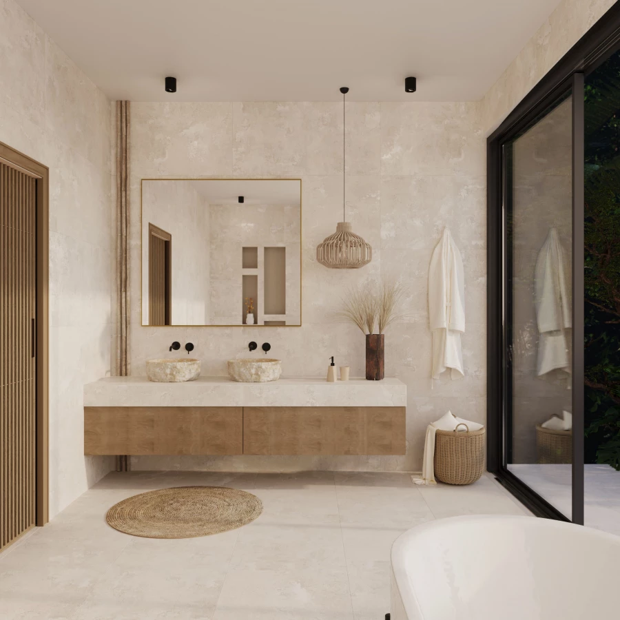 Керамогранит Arcadia Ceramica Eragon Light Brown Matt Glossy матовый с глянцевым эффектом бежевый GI8004-A 120х60 см