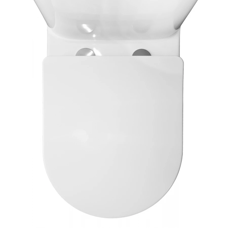 Унитаз-компакт Azario Berton напольный безободковый слив торнадо с быстросъемным сиденьем микролифт AZ-6093 38.5х61.5х80.5 см