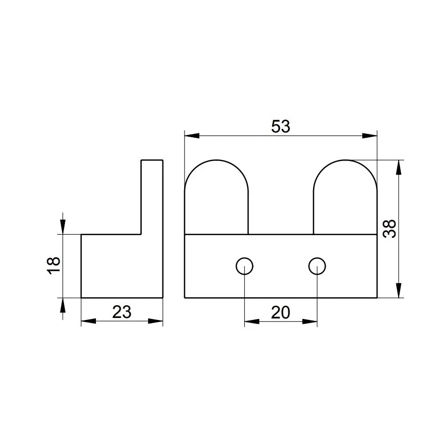 Двойной крючок Keuco Edition 300 30015010000